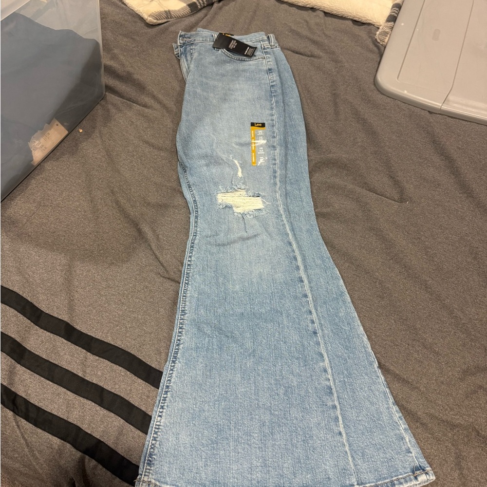 Lee Light Blue Flare Jeans